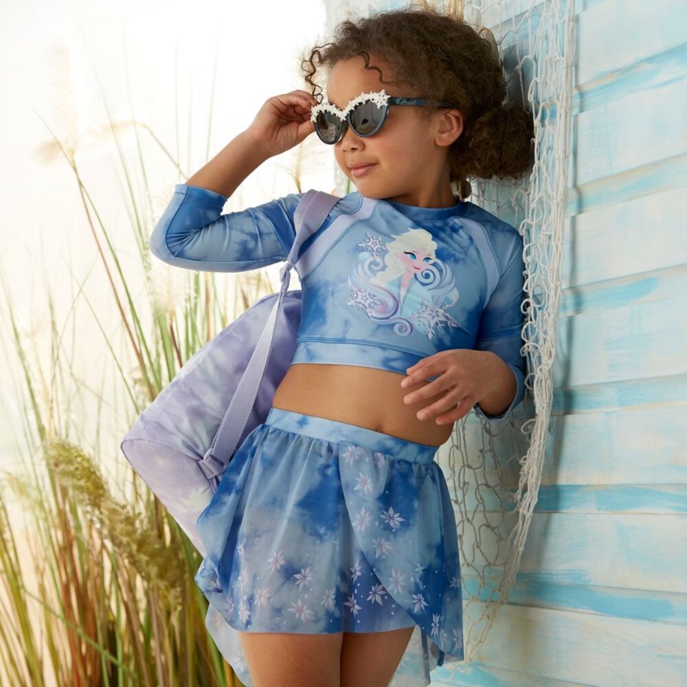$20 E Elsa Deluxe Swimsuit Set For Kids, Frozen 2
